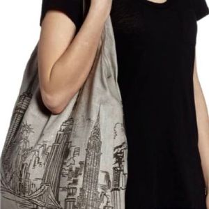 Packable Printed Shopping Tote Nordstrom Brand